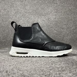 Nike Air Max Thea 859550-001 Women's Sz 8.5 Black Mid Leather Pull On Boot Used